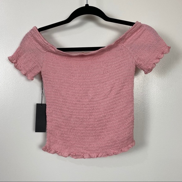 NWT Sz small Chloe & Katie blush pink top - Picture 2 of 7